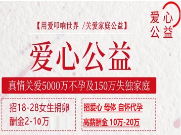 温州市捐卵助孕生子 爱心志愿者招募